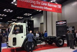 Crane Carrier introduced its LNT model with all-electric and diesel powertrain specs at The Work Truck Show in March of 2020.