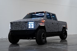 The ATLIS XT work truck offers up to 500 miles of range and a fast 15-minute charge time.