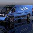 VIA Motors Class 2 electric cargo van is advertised with a 62-mile range.