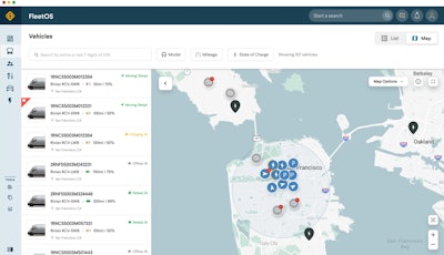 Rivian fleet telematics for commercial electric vans