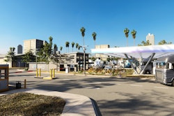 Electric truck charging