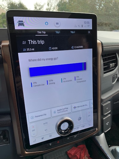 Ford Lightning energy use