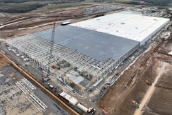 Construction is underway at BlueOval City where Ford's next electric truck, nicknamed Project T3, will be produced at a rate of 500,000 units per year.