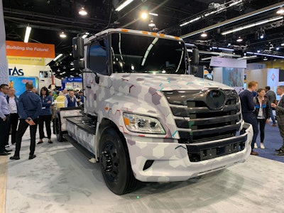 Hino's electric tractor concept