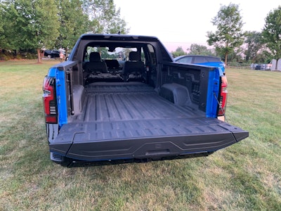 2024 Chevy Silverado RST's rear midgate