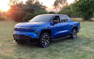 2024 Chevy Silverado RST First Edition at sunset