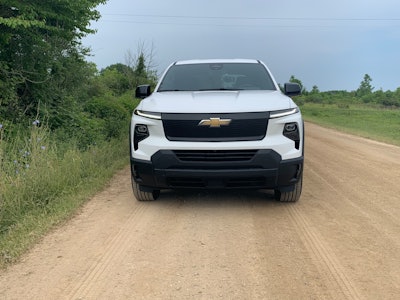 Front of the 2024 EV Silverado