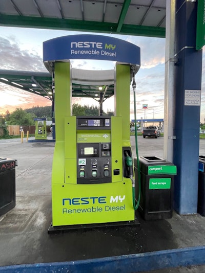 Neste renewable diesel pump