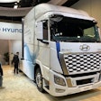 Hyundai launched its Xcient fuel cell tractor this past May at the Advanced Clean Transportation Expo in Anaheim, Calif.