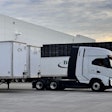 Nikola fuel cell truck and Biagi Bros. trailer
