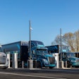 Vehicles charging at electric charging stations