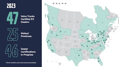 Volvo Certified Dealership Map