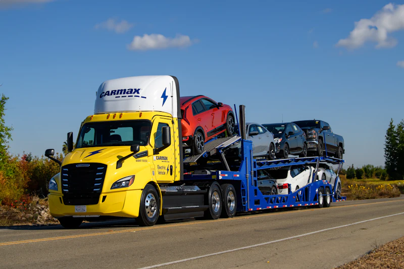CarMax adds battery electric Freightliner to car hauling fleet | Clean