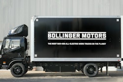 Bollinger Motors truck parked in a lot