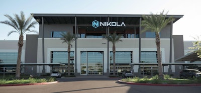 The front of Nikola's corporate headquarters