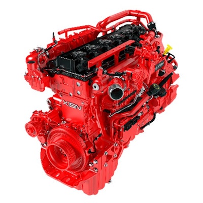 The Cummins X15 natural gas engine