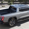 2024 Sierra EV Denali on carport