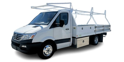 The GreenPower EV Star Utility Truck.