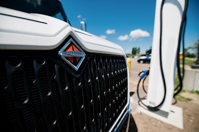 An electric International truck from Navistar.