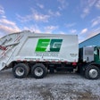 Evergreen Waste Services' Mack LR Electric garbage truck