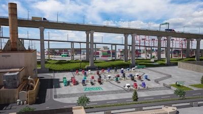 Zeem Solutions' Long Beach Electric Charging Site