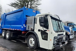 Portland Maine's Mack LR Electric refuse truck