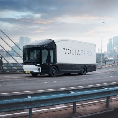 Volta Zero truck city driving