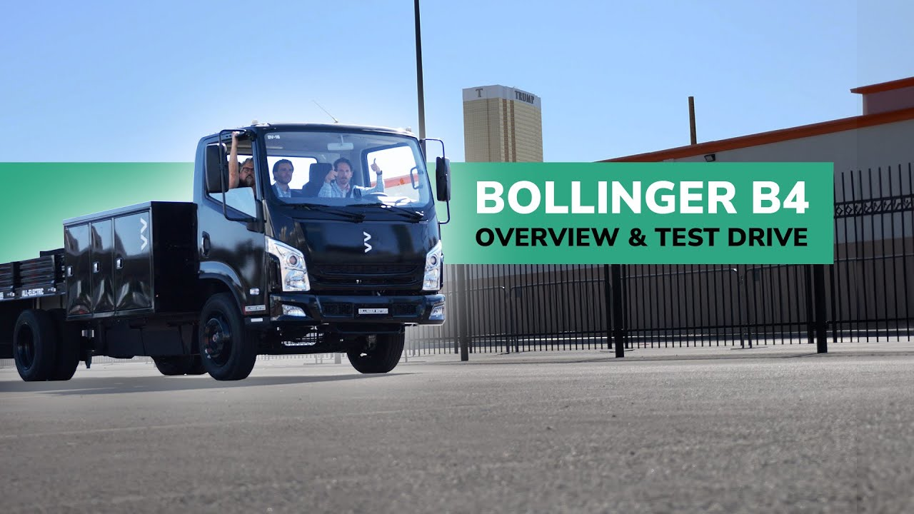 Bollinger B4 class 4 chassis cab test drive