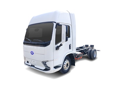 ZM Trucks EV cab display model