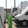 EV vehicles charging at Zeem Solutions' LAX Depot