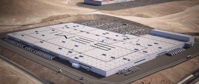 Tesla Semi Factory in Nevada rendering