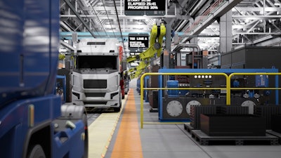 HD truck production line