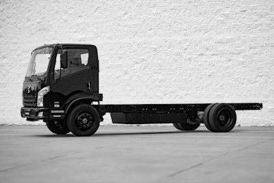 Bollinger B4 chassis cab emergency vehicle