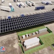 Rendering of completed TA charging site