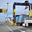 Westwell Q Truck at a port