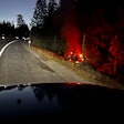 Tesla Semi fire