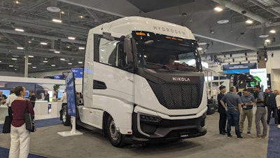 Nikola TRE hydrogen fuel cell at ACT Expo 2024