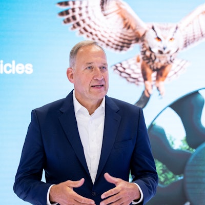 Mahle CEO Arnd Franz at IAA 2024