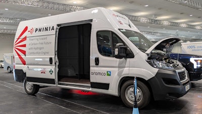 Phinia's hydrogen combustion test van at IAA 2024