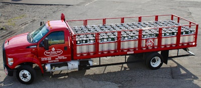 Van Dyke Gas truck parked