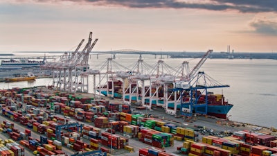 Port of Baltimore bird's eye view
