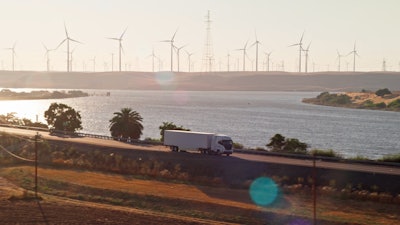 Nikola Tre FCEV on the highway