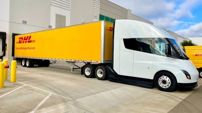 DHL testing Tesla Semi