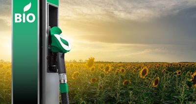 Biofuel pump on display