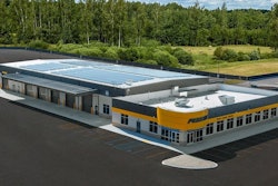 Rendering of Penske Truck Leasing solar-powered center