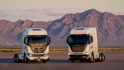 Nikola FCEV and BEV semis