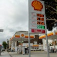 High gas prices sign
