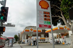 High gas prices sign