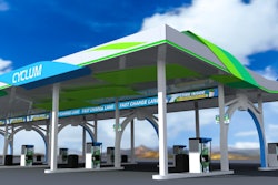 Cyclum NextGen Travel Center awning