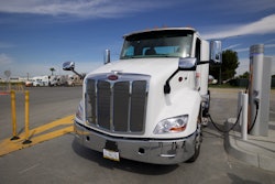 ZEV semi truck charging